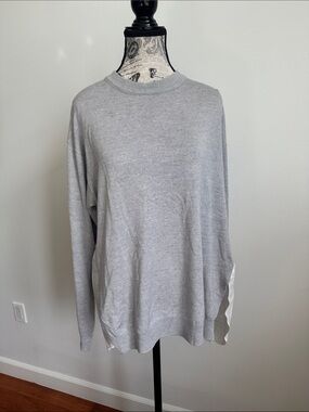 Tibi Light Gray Women’s Crewneck Sweater